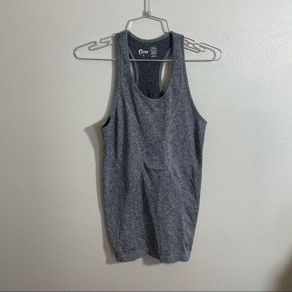 Zyia Active Cooper Charged Grey Tank Top - Picture 1 of 3